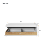 Łóżko z materacem SIMI MS-09P