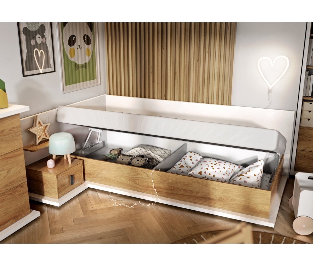 Łóżko z materacem SIMI MS-09L