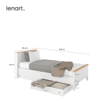 Łóżko z materacem STORY SO-08