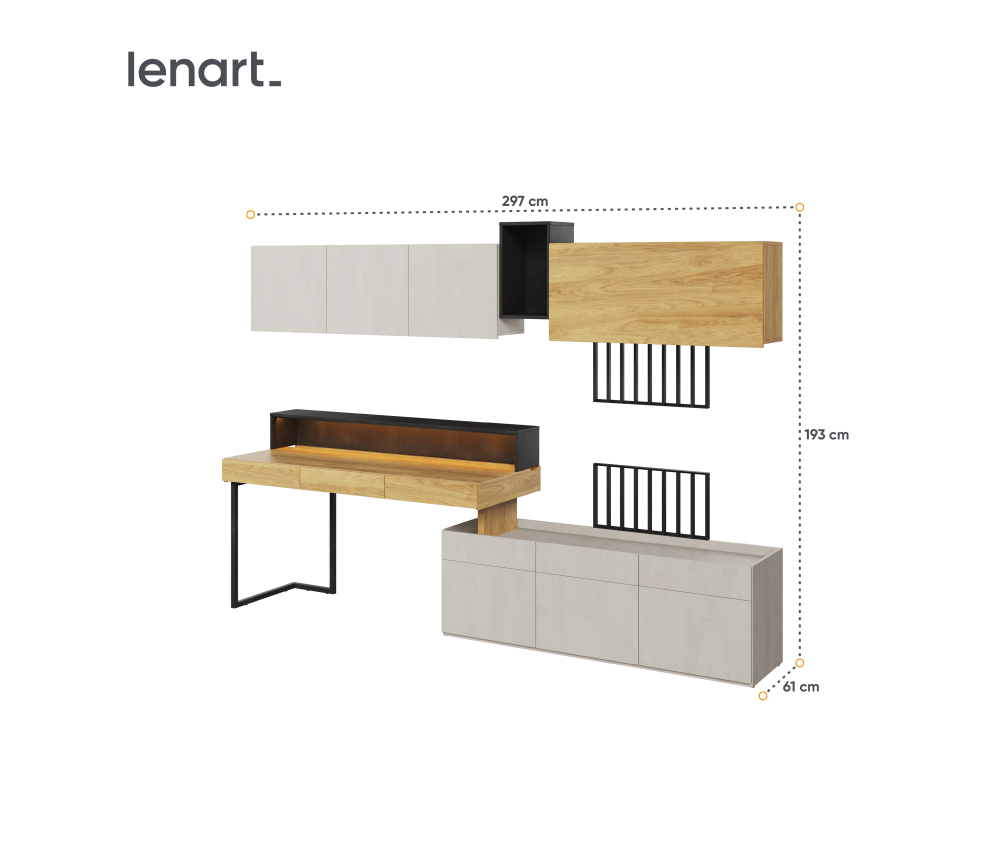 Zestaw mebli TEEN FLEX SET-01