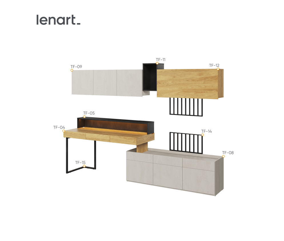 Zestaw mebli TEEN FLEX SET-01