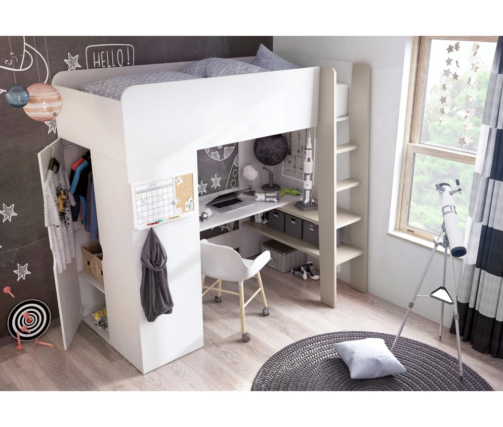 Łóżko piętrowe z materacem  TOM TO-01