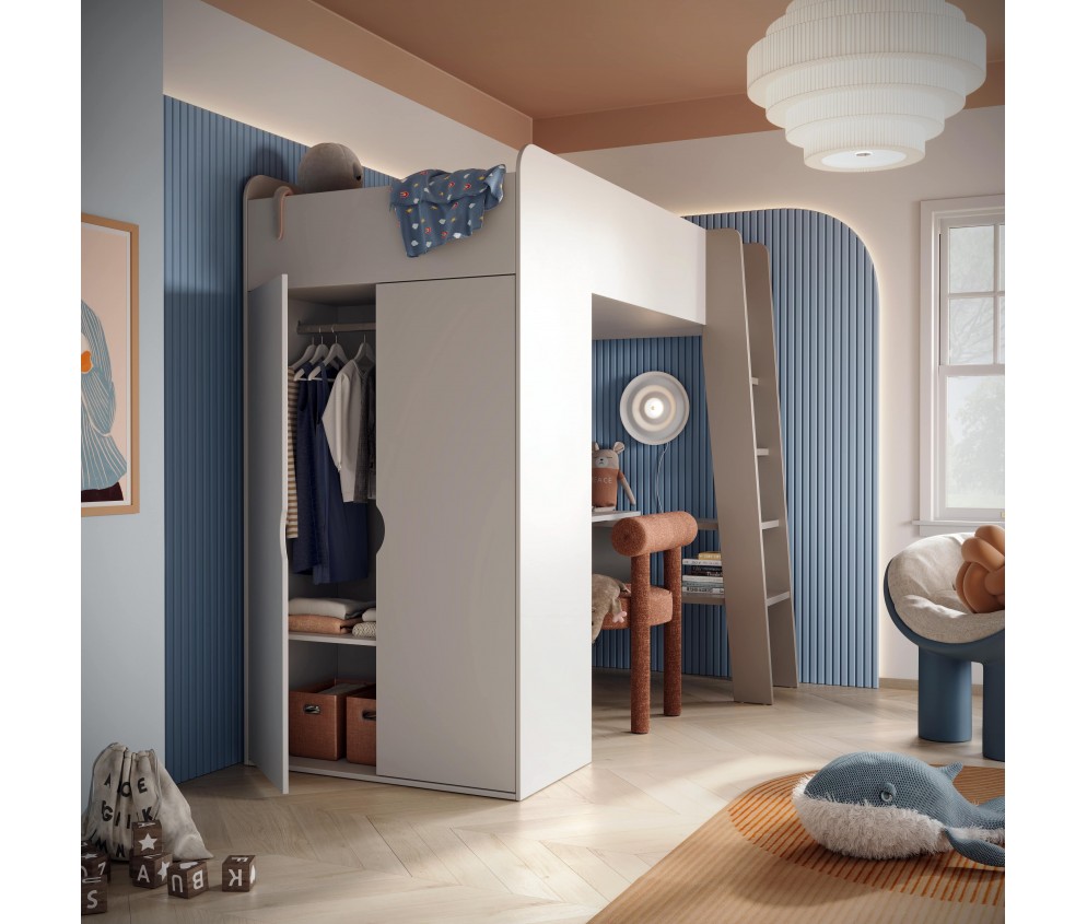 Łóżko piętrowe z materacem  TOM TO-01