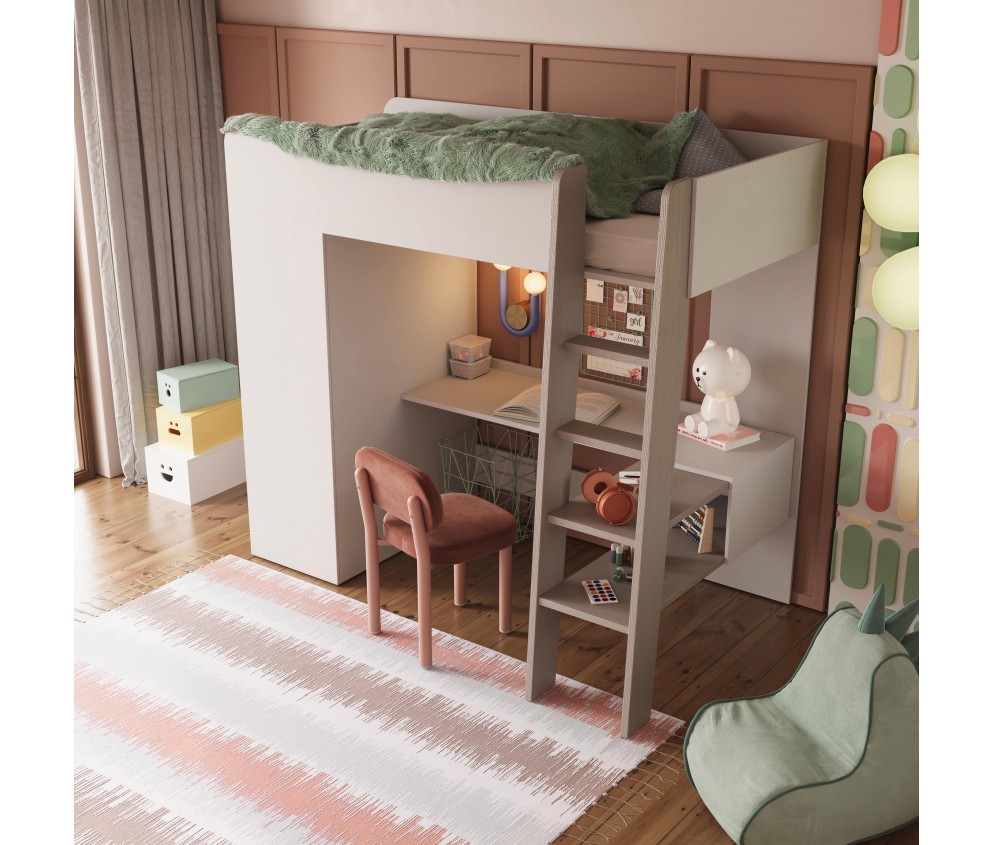 Łóżko piętrowe z materacem  TOM TO-01