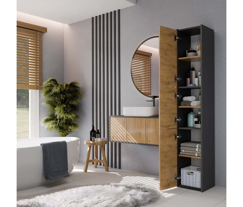 Słupek łazienkowy Sara S33 ANTRACYT ARTISAN