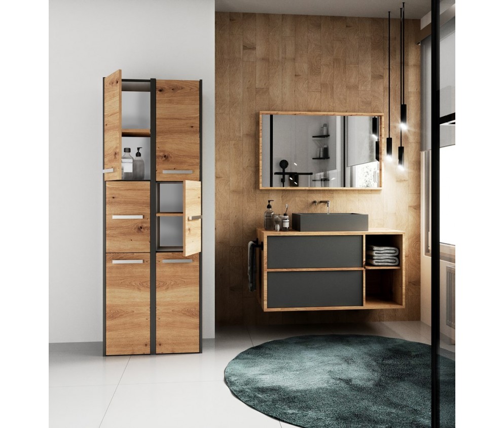 Słupek łazienkowy Sara S33 ANTRACYT ARTISAN