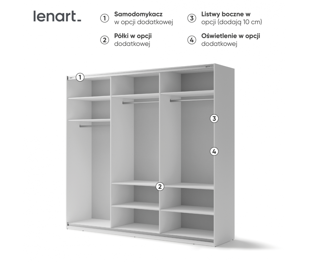 Szafa przesuwna 250 MAXI MX-06