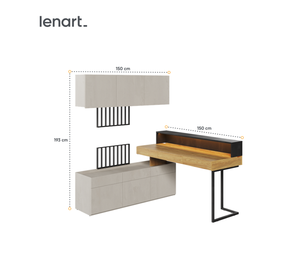 Zestaw mebli TEEN FLEX SET-03