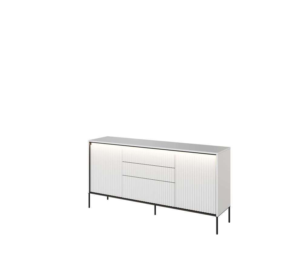 Komoda z oświetleniem TREND TR-01 Biała