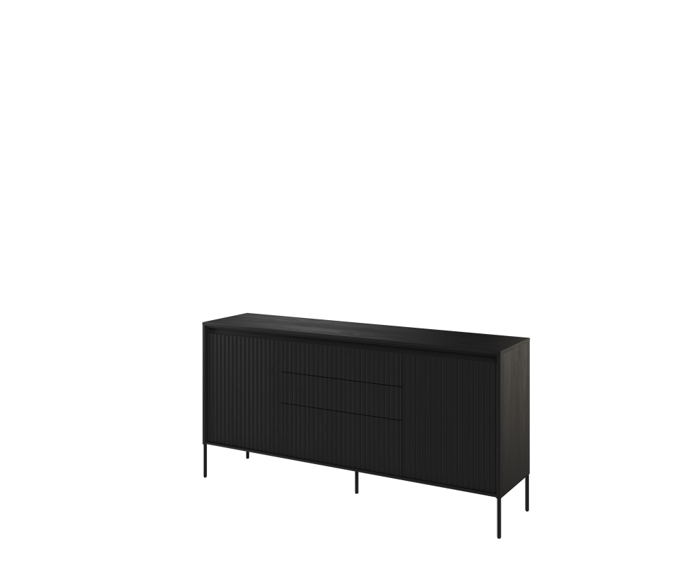 Komoda z oświetleniem TREND TR-01 Czarna