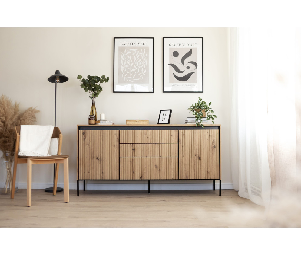 Komoda z oświetleniem TREND TR-01 Dąb Artisan