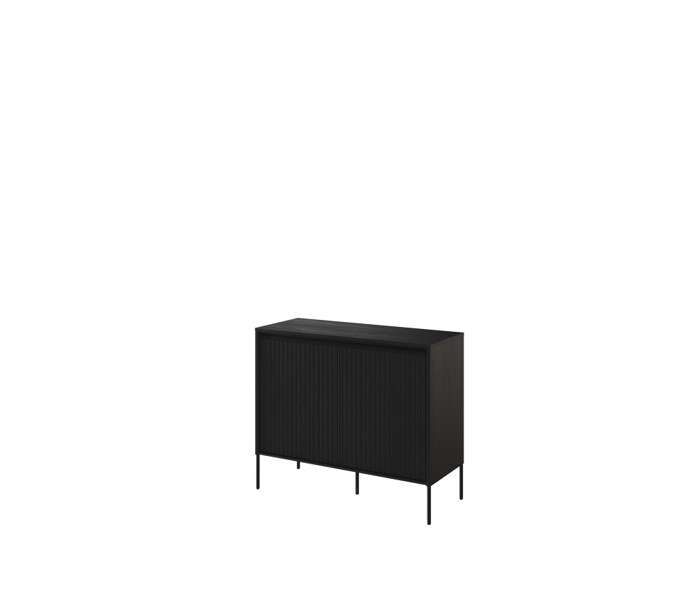 Komoda z oświetleniem TREND TR-02 Czarna