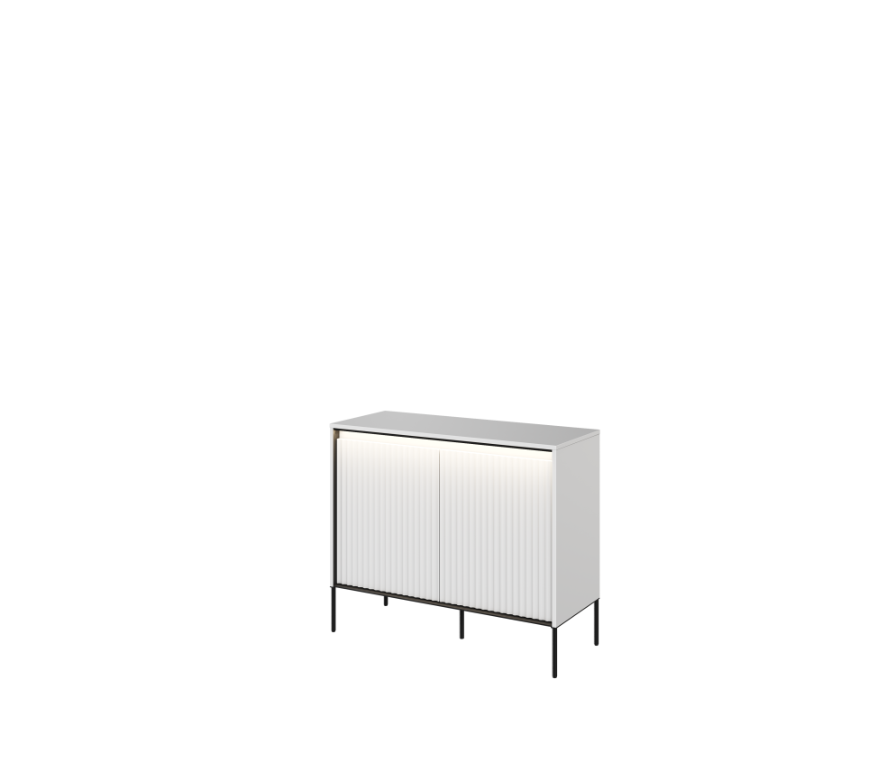 Komoda z oświetleniem TREND TR-02 Biała