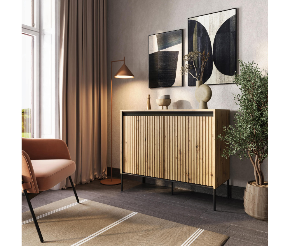 Komoda z oświetleniem TREND TR-02 Dąb Artisan