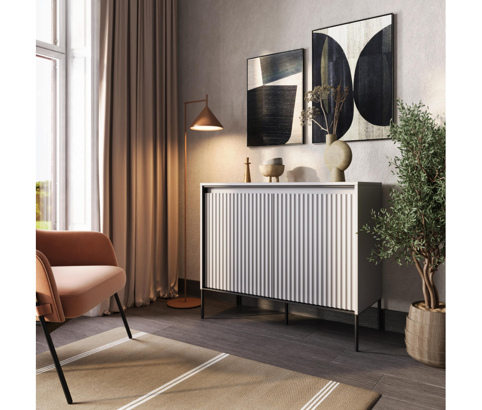 Komoda z oświetleniem TREND TR-02 Szara