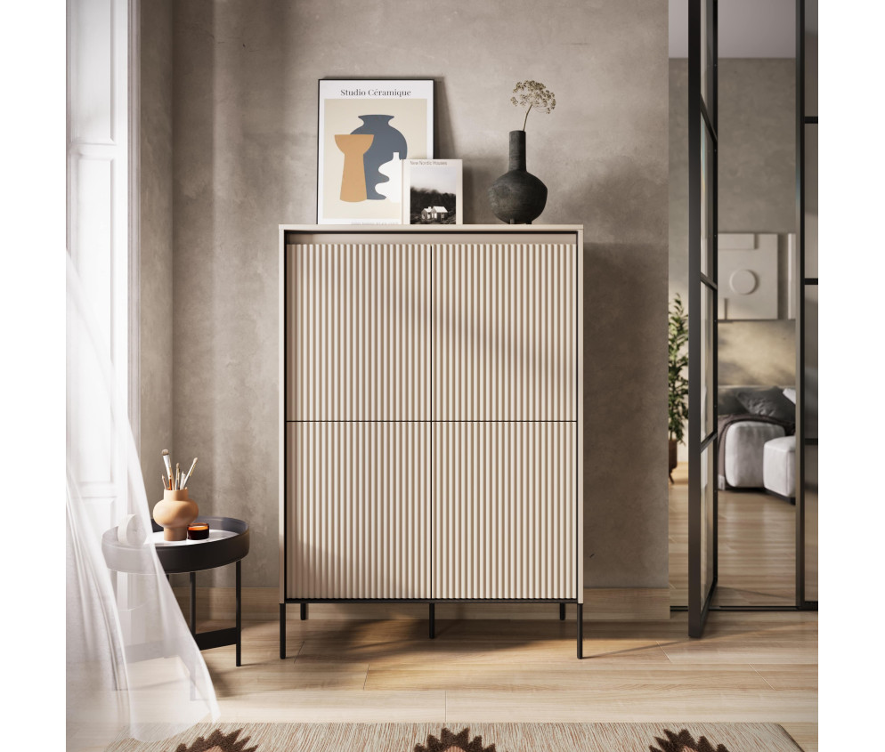 Komoda z oświetleniem TREND TR-03 Beżowa