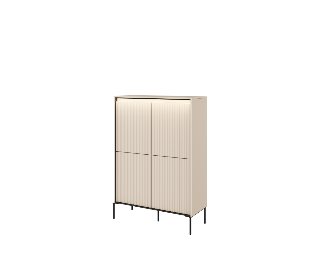 Komoda z oświetleniem TREND TR-03 Beżowa