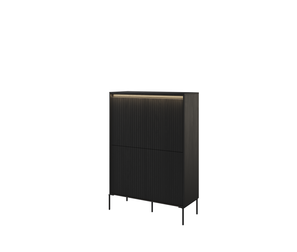 Komoda z oświetleniem TREND TR-03 Czarna