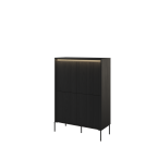 Komoda z oświetleniem TREND TR-03 Czarna