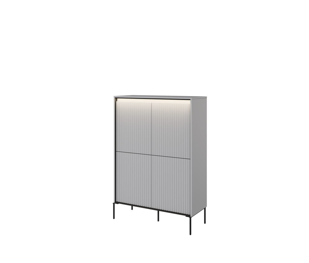 Komoda z oświetleniem TREND TR-03 Szara