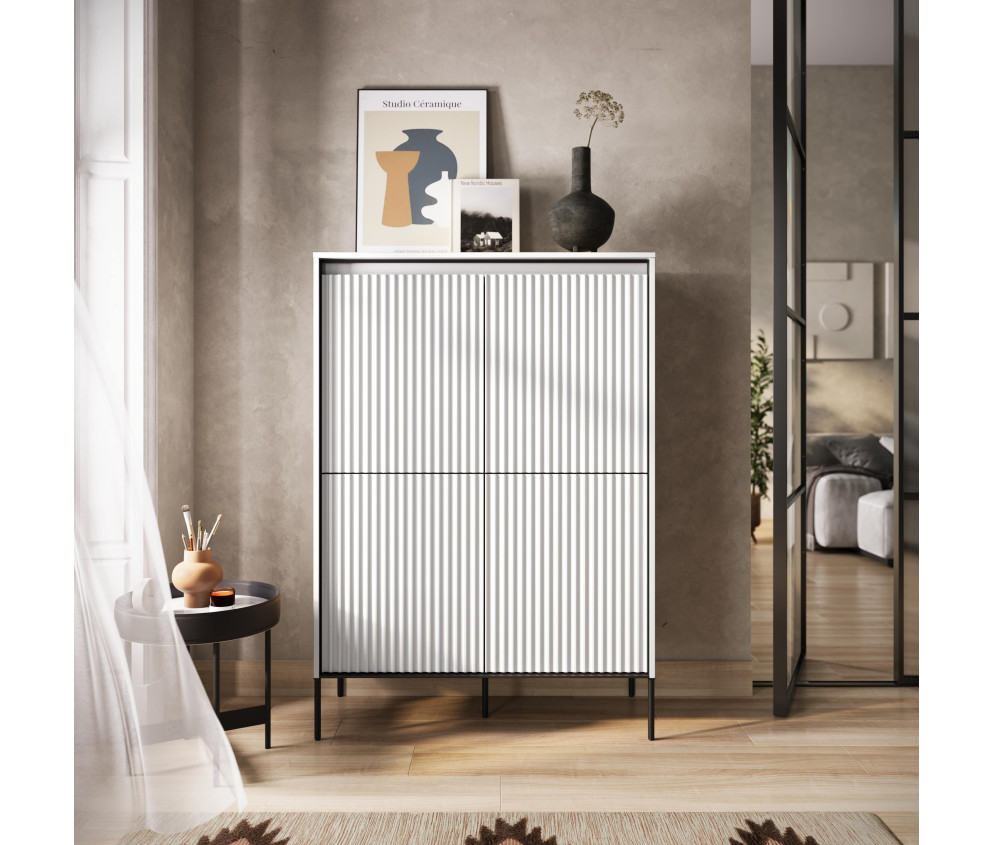 Komoda z oświetleniem TREND TR-03 Biała