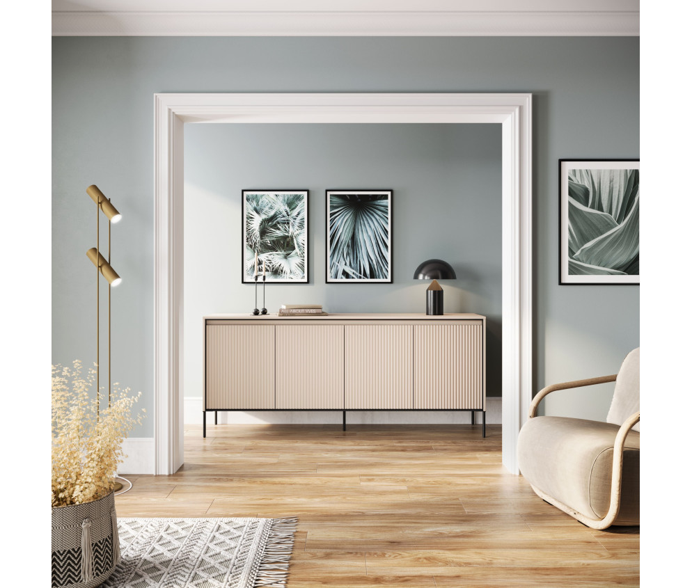 Komoda z oświetleniem TREND TR-04 Beżowa