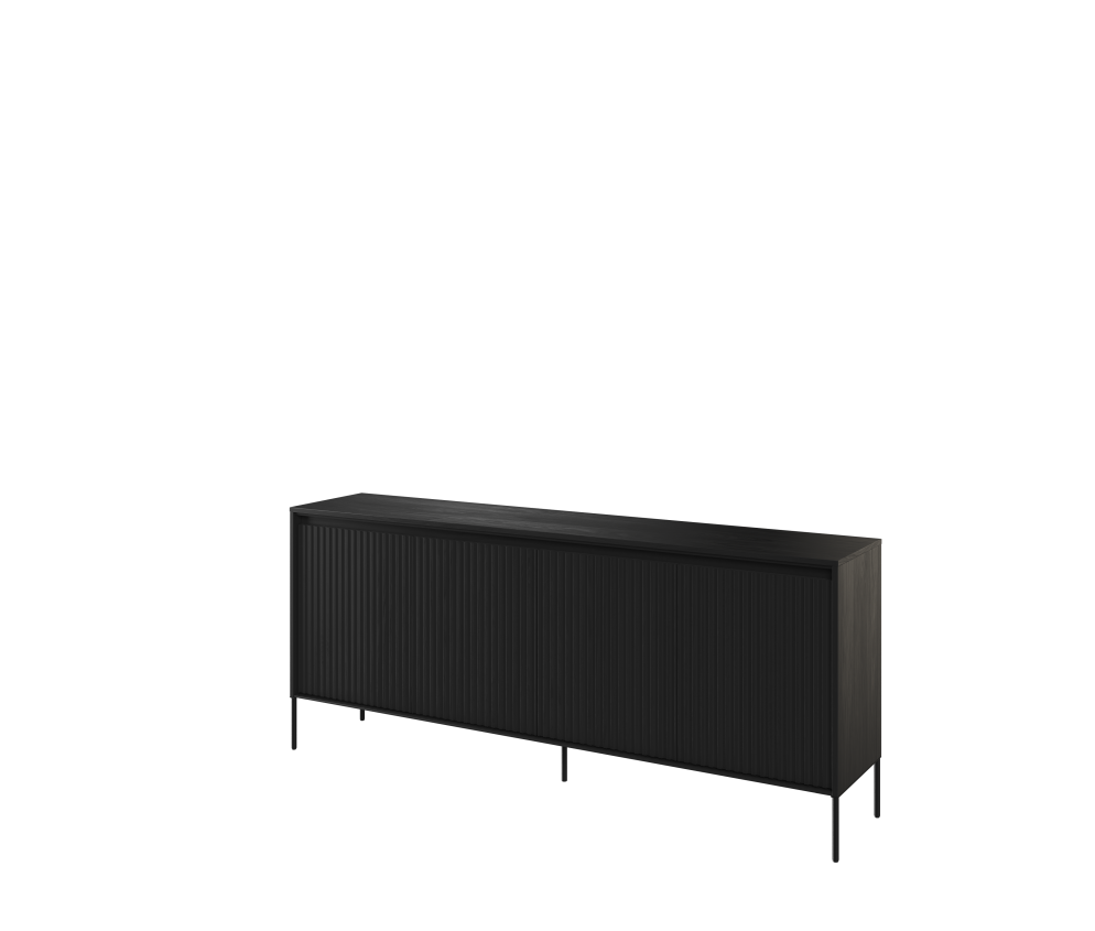 Komoda z oświetleniem TREND TR-04 Czarna