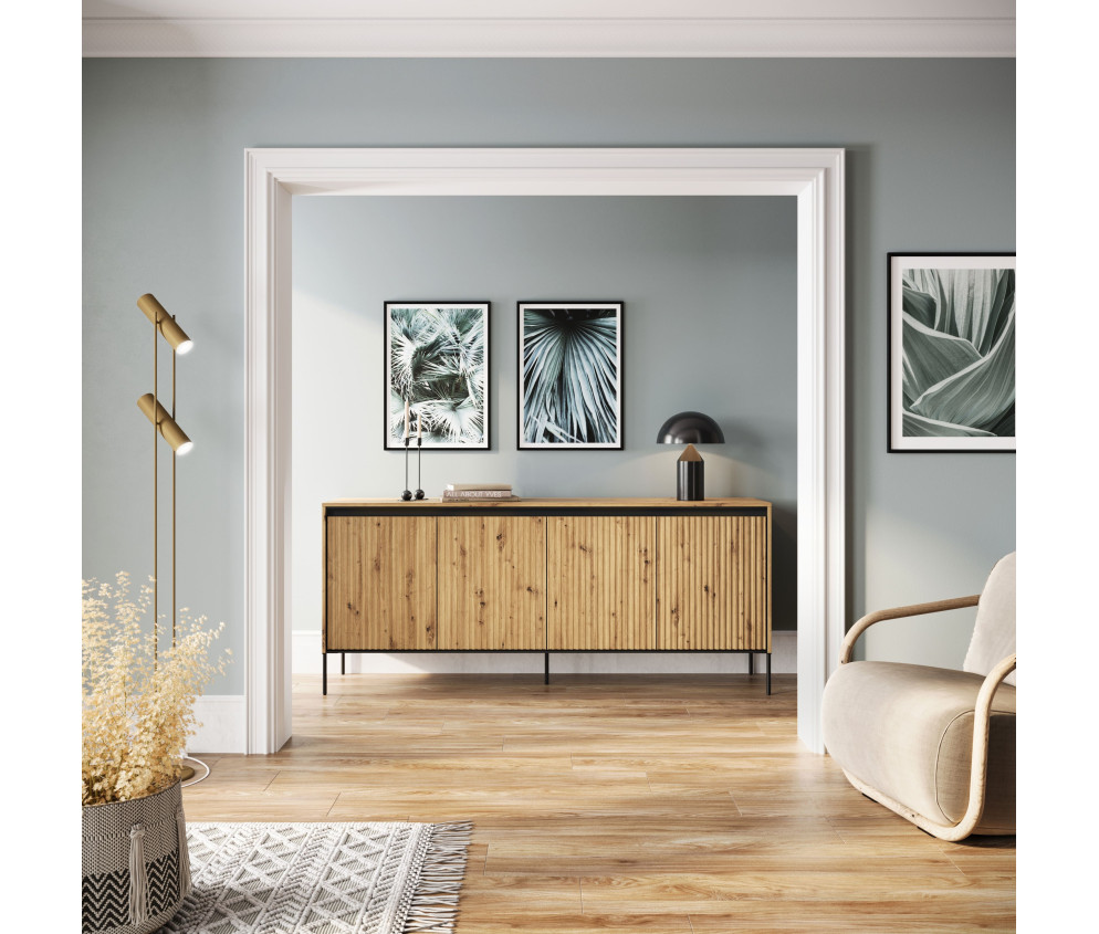 Komoda z oświetleniem TREND TR-04 Dąb Artisan