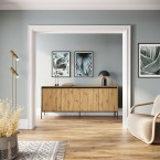 Komoda z oświetleniem TREND TR-04 Dąb Artisan
