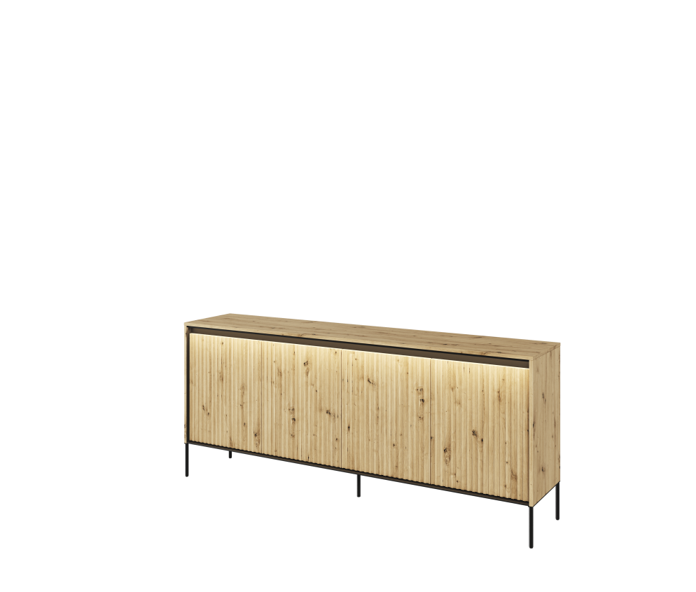 Komoda z oświetleniem TREND TR-04 Dąb Artisan