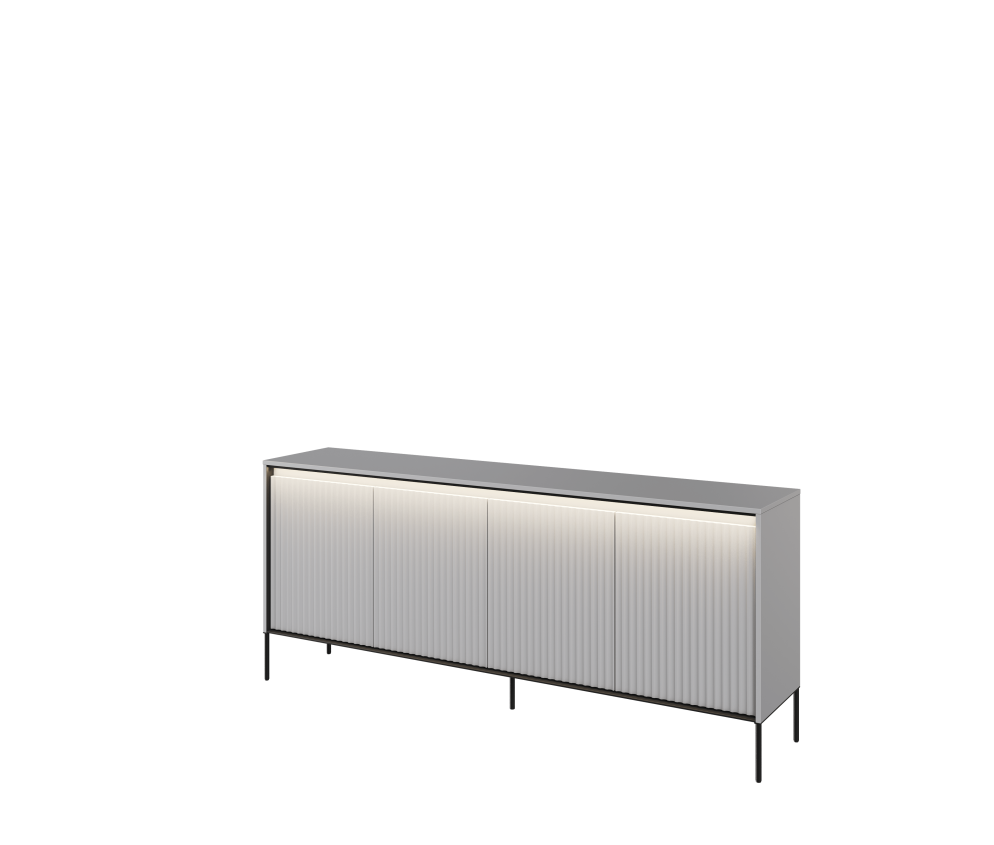 Komoda z oświetleniem TREND TR-04 Szara