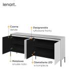 Komoda z oświetleniem TREND TR-04 Biała