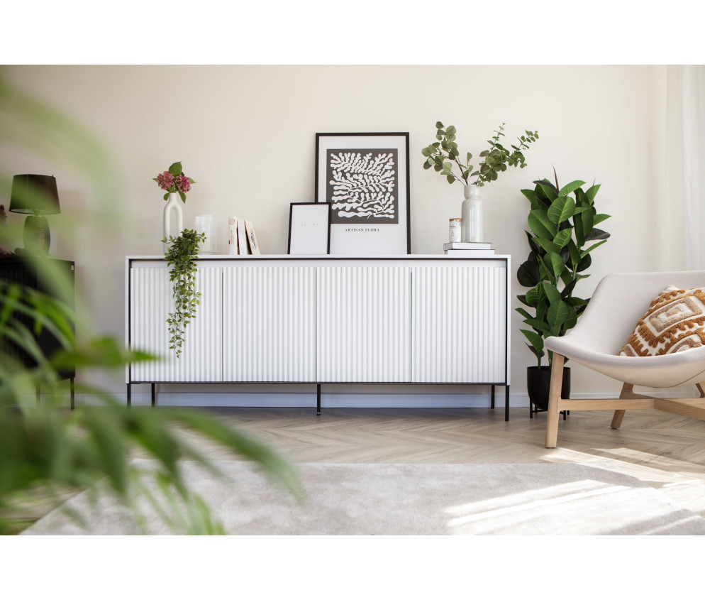 Komoda z oświetleniem TREND TR-04 Biała