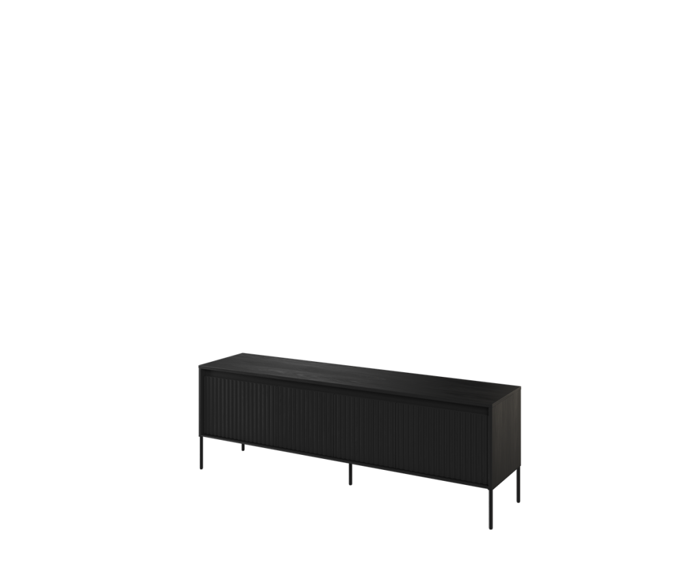 Szafka RTV z oświetleniem TREND TR-05 Czarna