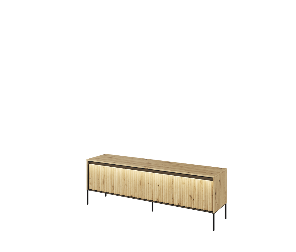 Szafka RTV z oświetleniem TREND TR-05 Dąb Artisan