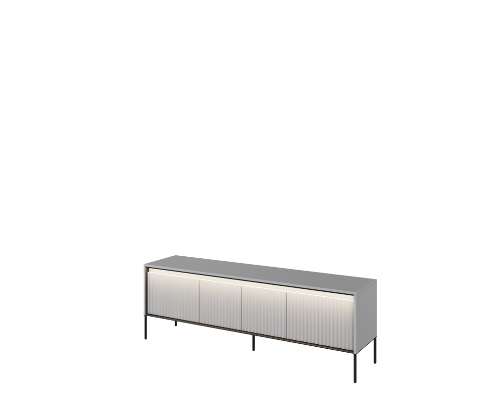 Szafka RTV z oświetleniem TREND TR-05 Szara