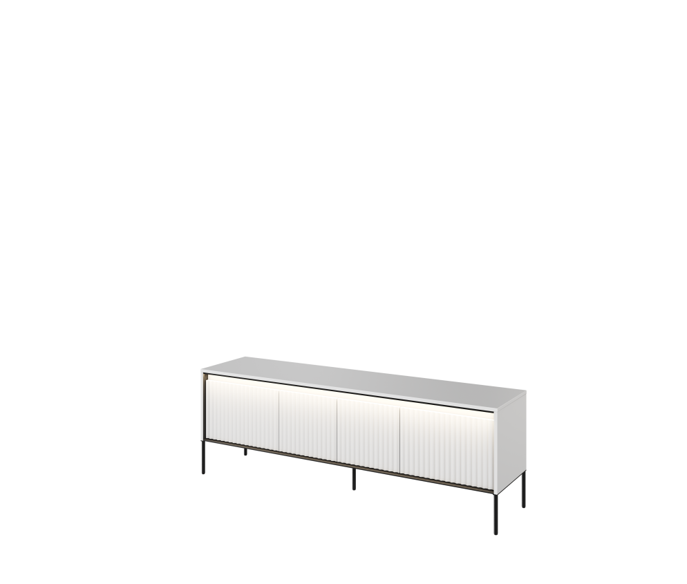 Szafka RTV z oświetleniem TREND TR-05 Biała