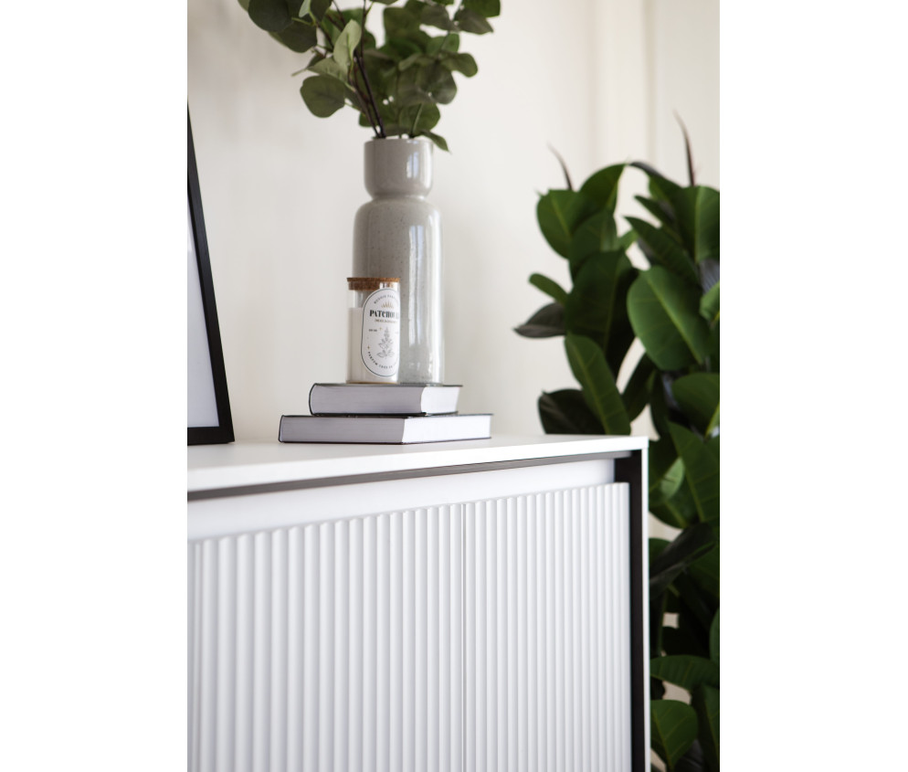 Szafka RTV z oświetleniem TREND TR-05 Biała