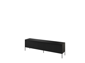 Szafka RTV z oświetleniem TREND TR-06 Czarna