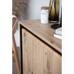 Szafka RTV z oświetleniem TREND TR-06 Dąb Artisan