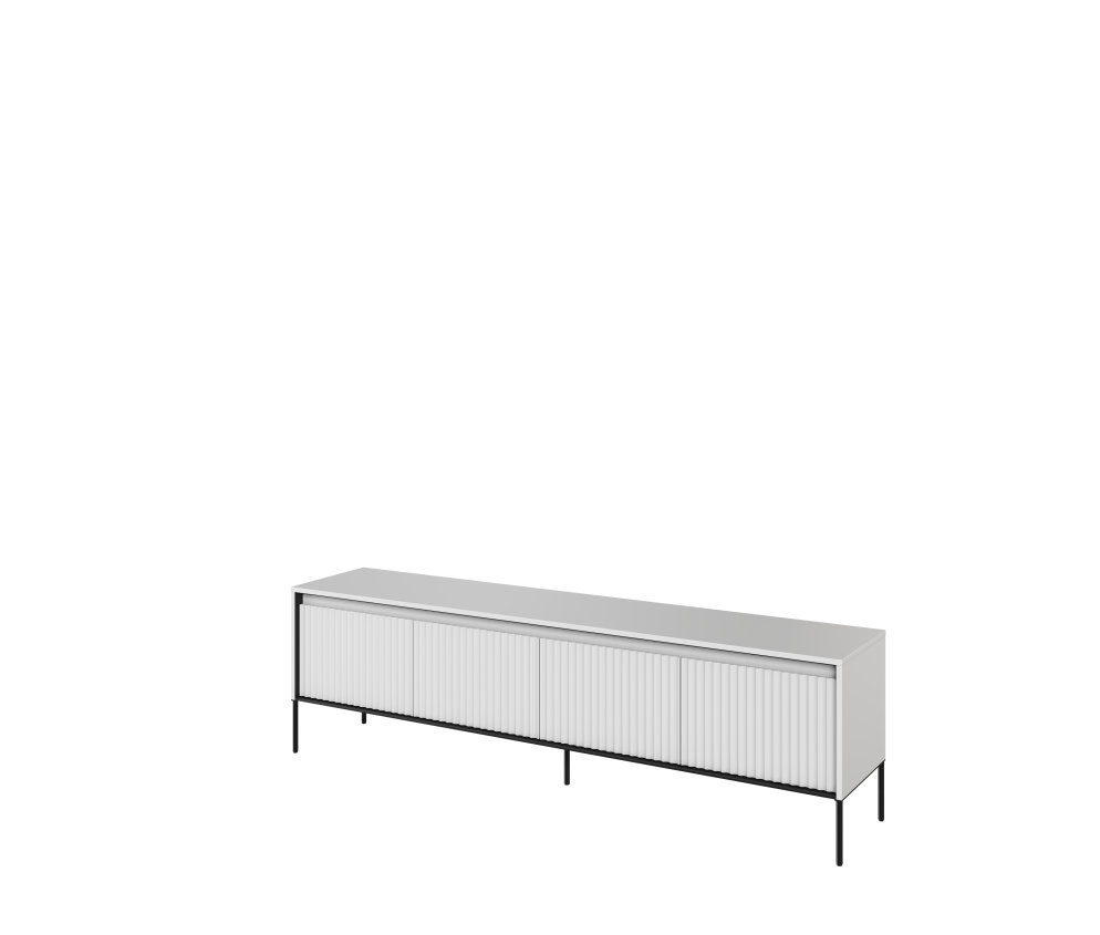 Szafka RTV z oświetleniem TREND TR-06 Biała