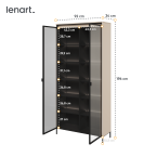 Witryna z oświetleniem TREND TR-07 Beżowa