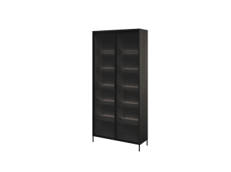 Witryna z oświetleniem TREND TR-07 Czarna