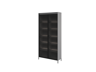 Witryna z oświetleniem TREND TR-07 Szara