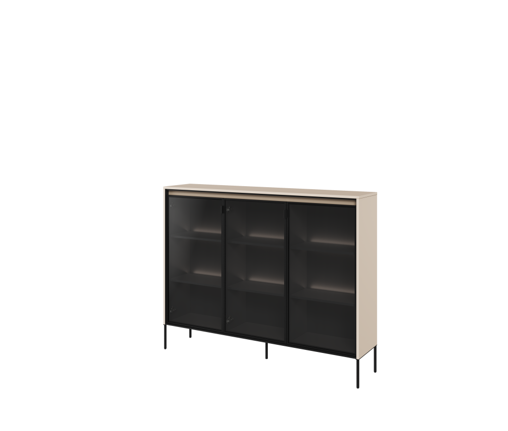 Witryna z oświetleniem TREND TR-08 Beżowa