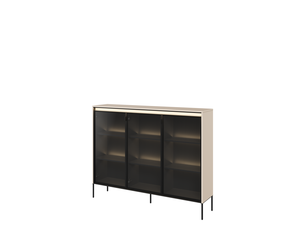 Witryna z oświetleniem TREND TR-08 Beżowa