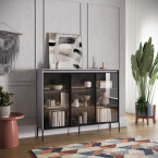 Witryna z oświetleniem TREND TR-08 Szara