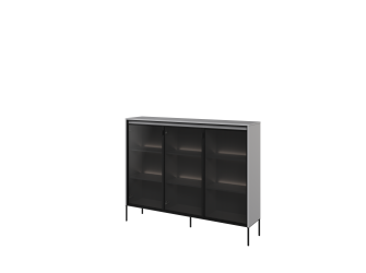 Witryna z oświetleniem TREND TR-08 Szara