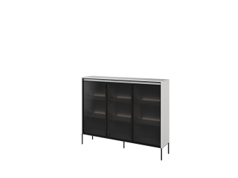 Witryna z oświetleniem TREND TR-08 Biała