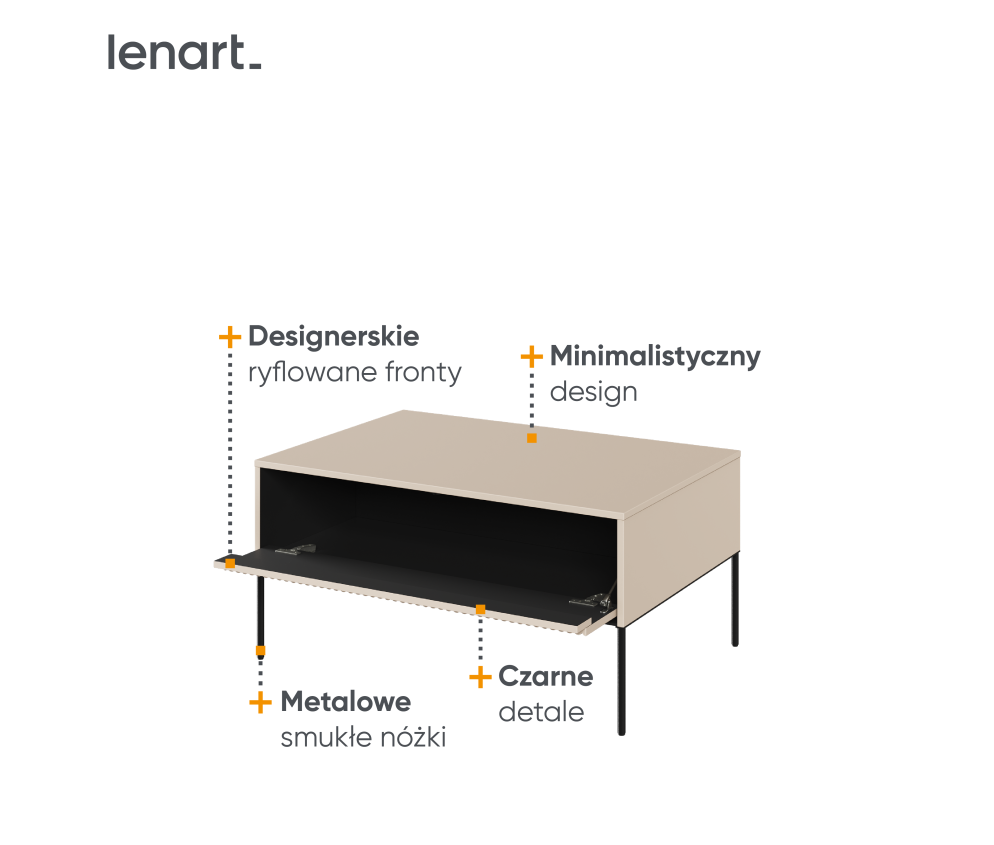 Stolik TREND TR-09 Beżowy